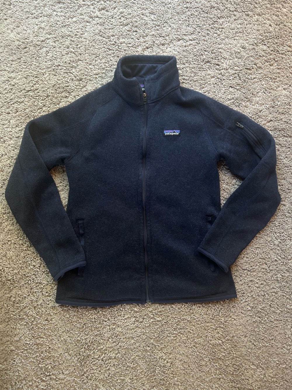 Patagonia Navy Better Sweater Full-Zip Jacket